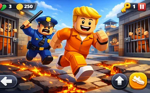 Скриншот 1 — Obby Prison Escape: Obby Run