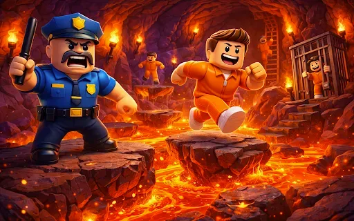 Скриншот 4 — Obby Prison Escape: Obby Run