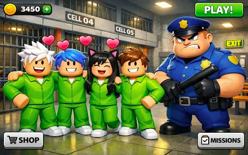 Скриншот 6 — Obby Prison Escape: Obby Run