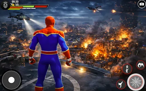 Скриншот 2 — Spider Rope Hero: Rescue City