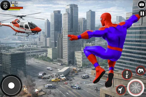 Скриншот 3 — Spider Rope Hero: Rescue City