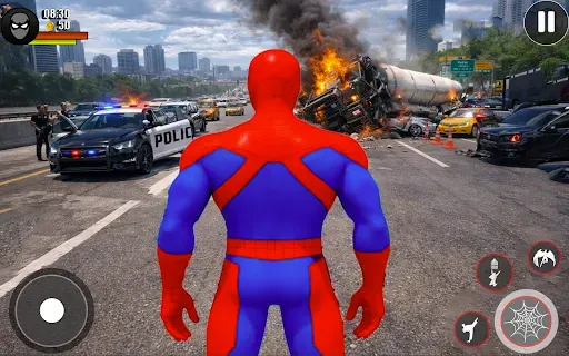 Скриншот 4 — Spider Rope Hero: Rescue City