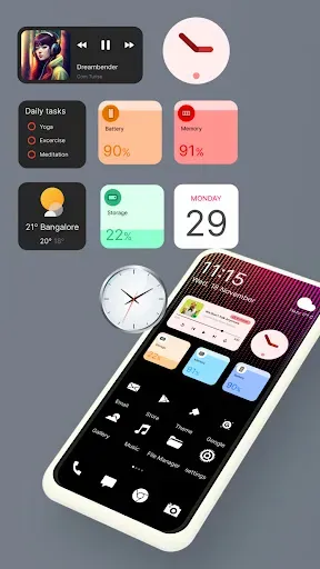 Скриншот 1 — Dark Mode Launcher