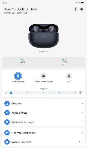 Скриншот 3 — Xiaomi Earbuds
