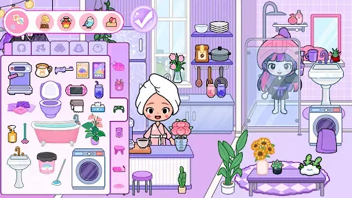 Скриншот 1 — Mia World: Аниме детские игры