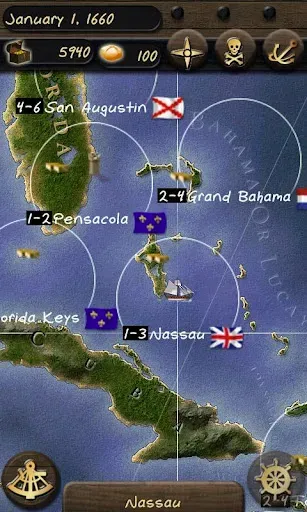 Скриншот 1 — Pirates and Traders: Gold!
