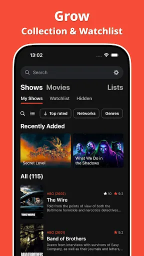 Скриншот 4 — Showly: Track Shows & Movies