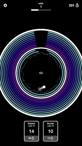 Скриншот 1 — Idle Ball Escape-Разбей кольца