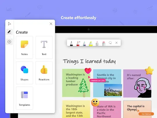 Скриншот 7 — Microsoft Whiteboard