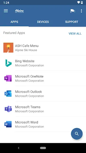 Скриншот 2 — Портал компании Intune