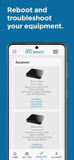 Скриншот 4 — Midco My Account