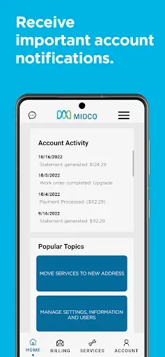 Скриншот 5 — Midco My Account