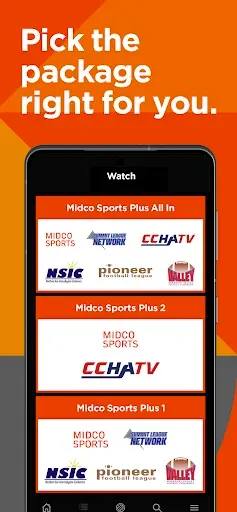 Скриншот 1 — Midco Sports Plus