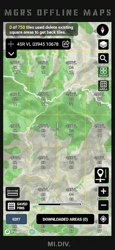 Скриншот 4 — MGRS Offline Map Satellite