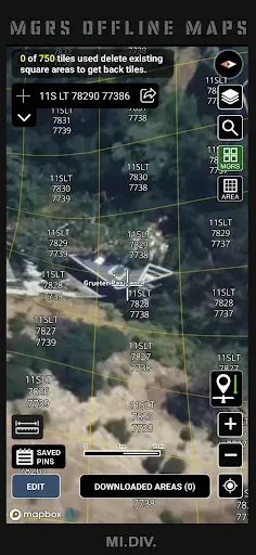 Скриншот 6 — MGRS Offline Map Satellite