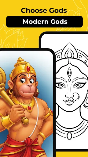 Скриншот 3 — Hindu Deities AR Draw
