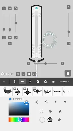 Скриншот 1 — sword Maker:   weapon avatar
