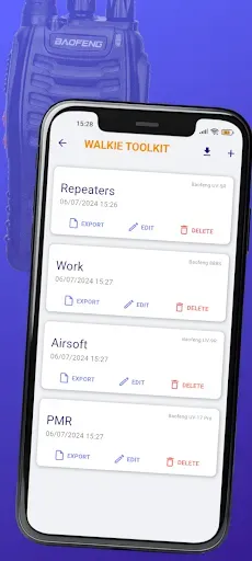 Скриншот 3 — Walkie Toolkit for Baofeng