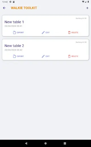 Скриншот 6 — Walkie Toolkit for Baofeng