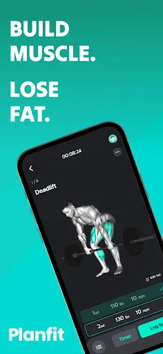 Скриншот 1 — Planfit - Gym Workout Planner