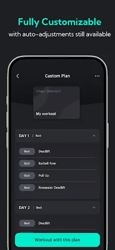 Скриншот 6 — Planfit - Gym Workout Planner
