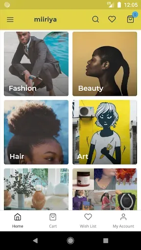 Скриншот 1 — Miiriya Black Owned Businesses
