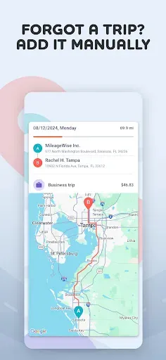 Скриншот 5 — Mileage Tracker by MileageWise