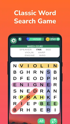 Скриншот 1 — Word Search - Puzzle Game