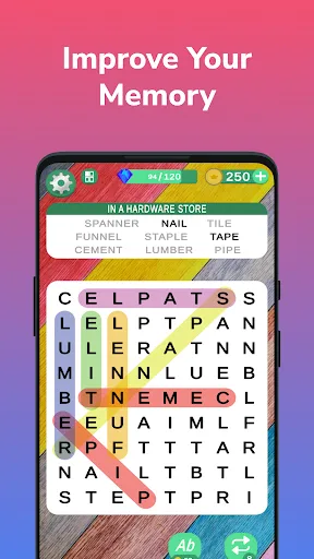Скриншот 3 — Word Search - Puzzle Game