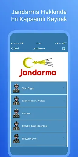 Скриншот 3 — Jandarma Sınavları PRO