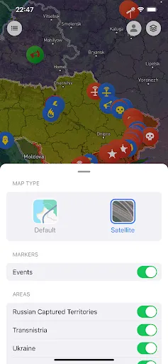 Скриншот 2 — Military Summary: Conflict Map