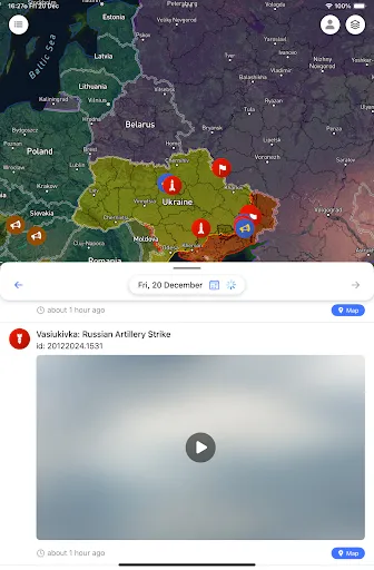 Скриншот 6 — Military Summary: Conflict Map
