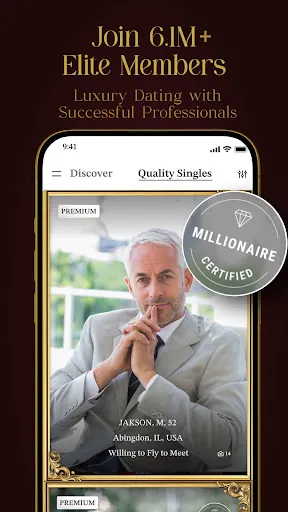 Скриншот 2 — Meet, Date the Rich Elite - MM