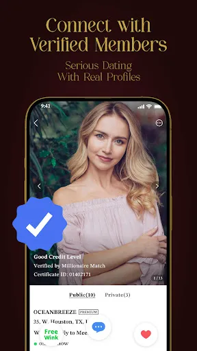 Скриншот 3 — Meet, Date the Rich Elite - MM