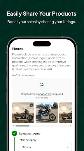 Скриншот 4 — Miltrade -Military Marketplace