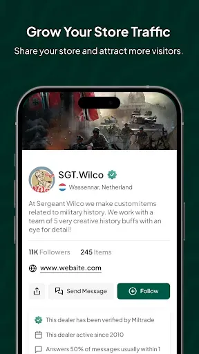 Скриншот 5 — Miltrade -Military Marketplace