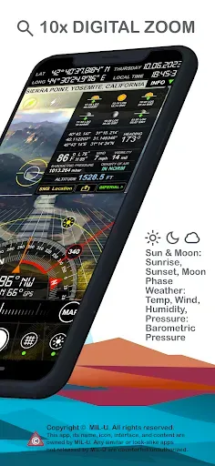 Скриншот 2 — Compass 22G (GPS Camera)