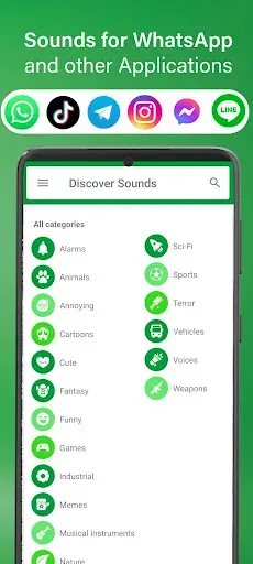 Скриншот 4 — Звуки уведомлений: рингтоны