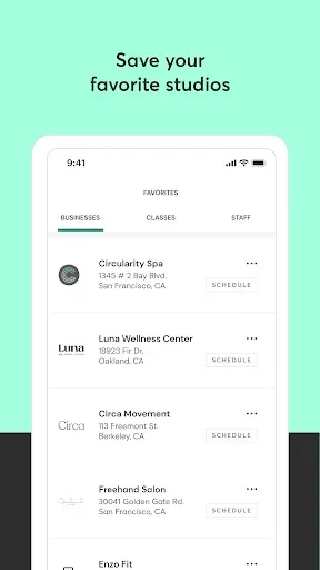 Скриншот 6 — Mindbody: Fitness & Wellness