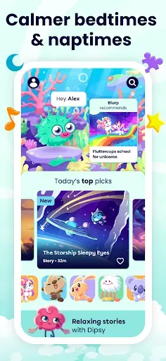 Скриншот 1 — Moshi Kids: Sleep, Relax, Play