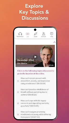 Скриншот 4 — Jon Kabat-Zinn Meditations