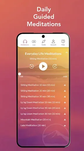 Скриншот 5 — Jon Kabat-Zinn Meditations