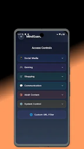 Скриншот 1 — MindGuard - Parental Controls