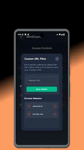 Скриншот 4 — MindGuard - Parental Controls