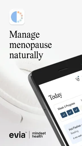 Скриншот 1 — Evia: Menopause Hypnotherapy