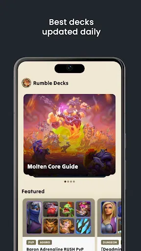 Скриншот 1 — Decks for Warcraft Rumble