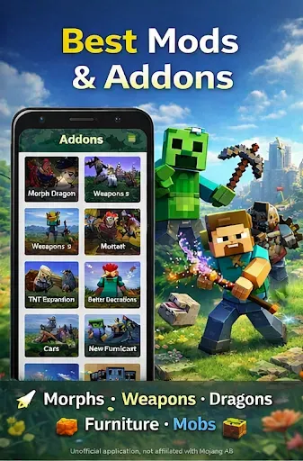 Скриншот 5 — Моды для Minecraft - MCPE