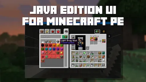 Скриншот 4 — Java Edition UI for Minecraft