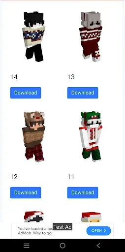 Скриншот 6 — HD Boys skins for minecraft