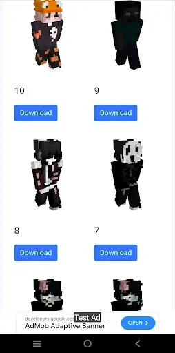Скриншот 7 — HD Boys skins for minecraft